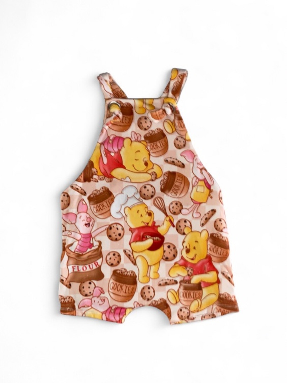 Winnie the Pooh Cookie Print Baby Romper